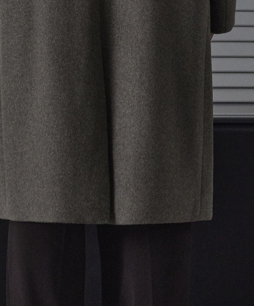 Musinsa Standard Cashmere Blend Oversized Single Coat [Taupe]