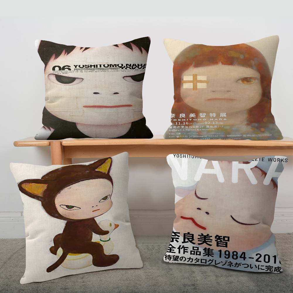 Yoshitomo Nara Dream Doll Stitch Lucky Dragon pillow cover sofa cushion cover home room decoration children gift
