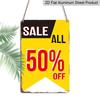 2D Flat Metal Sign Sheet Metal Painting Promotion Event Full Store 50 Off Aluminium Metal Wall Decor Sign Suitable for Home Decor Gift Collection