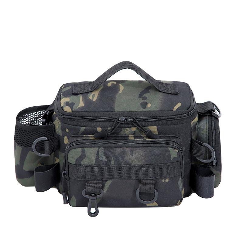 

Сумка для рыболовного снаряжения, Водонепроницаемая ткань Оксфорд, Множество карманов, Держатель для удилища и катушки, Сумка через плечо, Рюкзак для рыболовного снаряжения