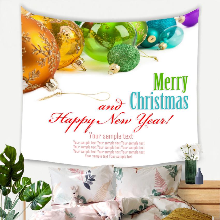 Lampă de podea Elk de Crăciun Tapiserie Festival de vacanță Dormitor Sufragerie Decorare de fundal Pânză suspendată