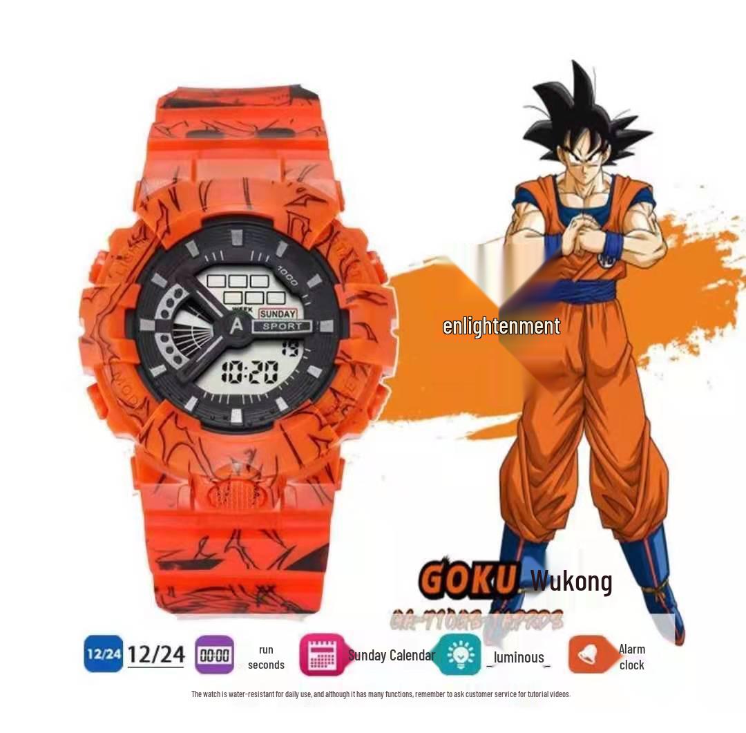 

Waterproof LED Sport Watch - Japanese Anime Design for Kids & Adults