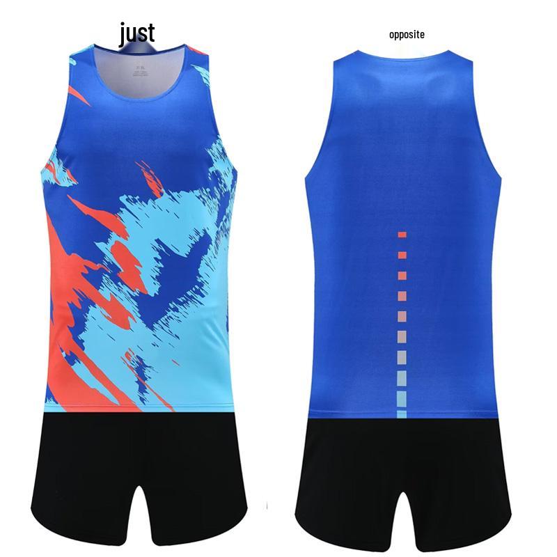 Unisex Quick-Dry Running Suit: Breathable Vest & Sportswear for Marathon and Training