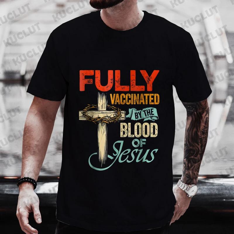 Men's Aesthetic Religious Christian T Shirt Jesus Bible Verse Print Men T-shirt Unisex Harajuku Casual Oversized T-Shirts Tops