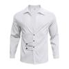 Men's Spring and Autumn Men's Long-sleeved Shirt Casual Lapel Button Down Cardigan Shirt
