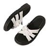 Fashion 2025 Summer New Women's Outdoor Platform Slippers Weave Plus Size Casual Sandals Comfortable Beach Daily Concise Solid Slippers