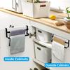 Over The Door Hanger Metal Construction Rustproof Towel Holder For Small Spaces Kitchen Bathroom Bedroom Storage