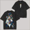 Anime Lover Kingdom Hearts Sora New Model Washed T-shirt Year Round Clothing Personality Clothes Plus Size Unisex Y2k Short Soft