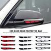 4Pcs Car Door Edges Rearview Mirror Guard Strip Protector Anti-collision waterproof Car Stickers Car Accessories Exterior