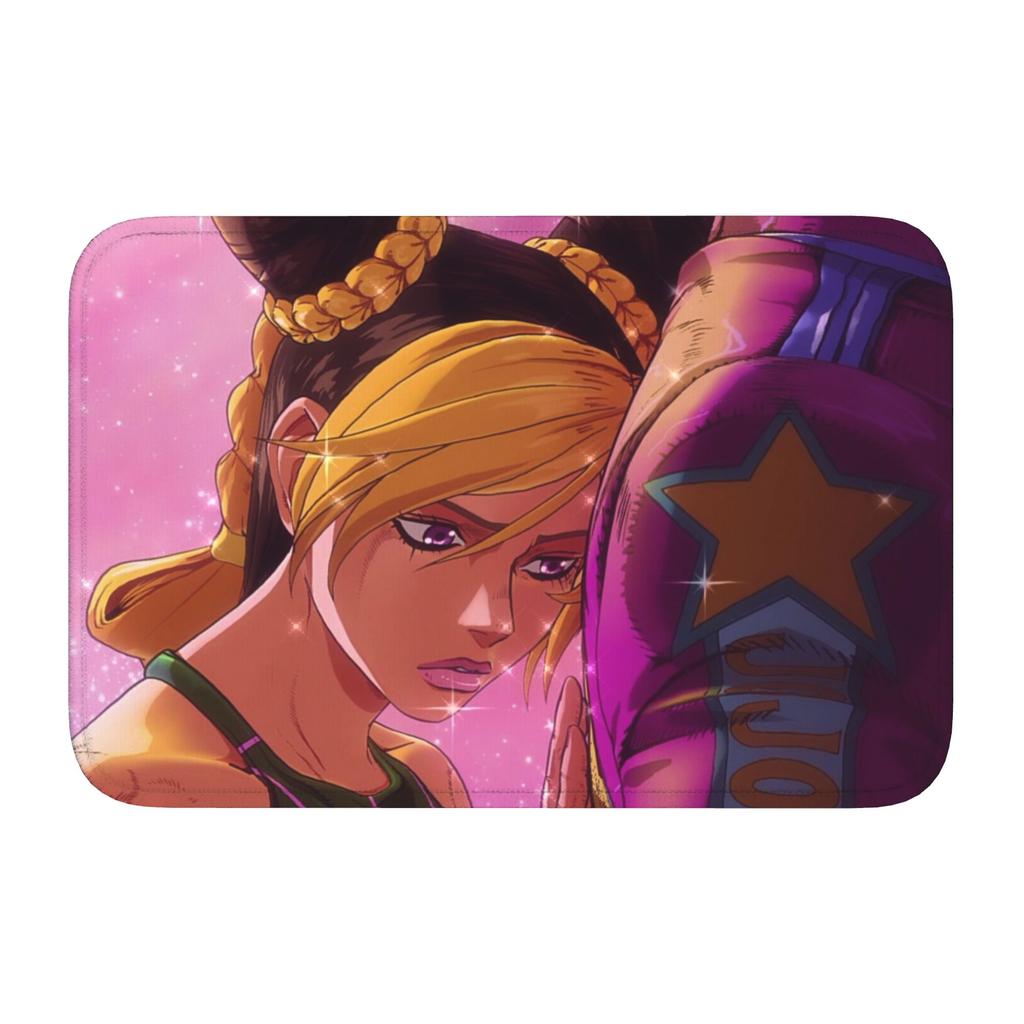 Custom JoJoes Anime Doormat Non-Slip Entrance Welcome Kitchen Bath Floor Door Mat  Toilet Living Room Carpet Rug