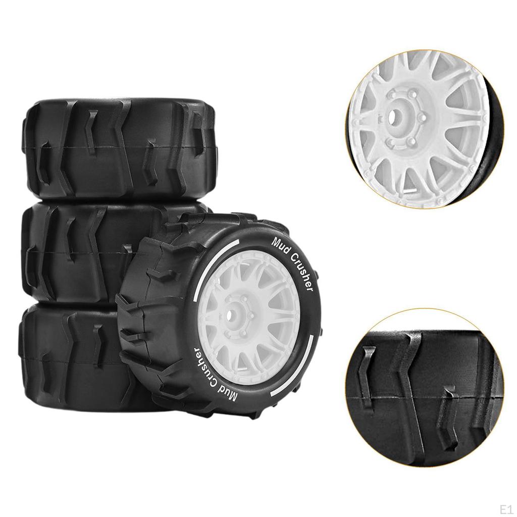 1/18 RC Car Tires Wheels Remote Control Sand Tire Easily Install