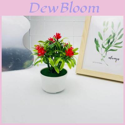 Artificial Camellia Sasanqua Bonsai Plant For Photography Home Decor And Wedding Centerpieces