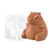 Cute Capybara Pudding Mold Mousse Silicone Mold Custard Mold Cake Mold Cartoon Capybara Cake Decoration Baking Bakery Tool