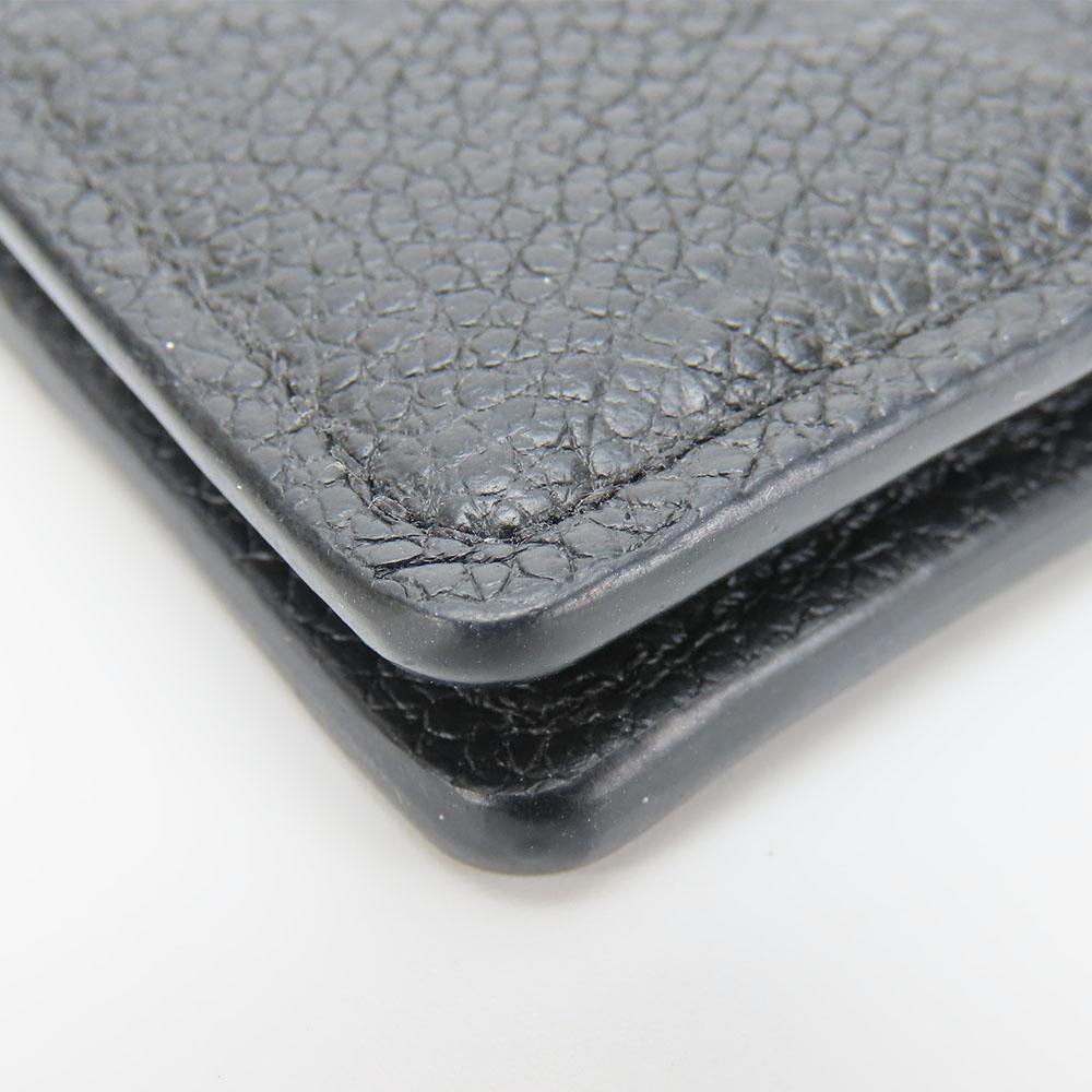 Used LOUIS VUITTON Card Case Unveil Cult M58456 Devisit Monogram Ann Platt Noir black Bifold Wallet