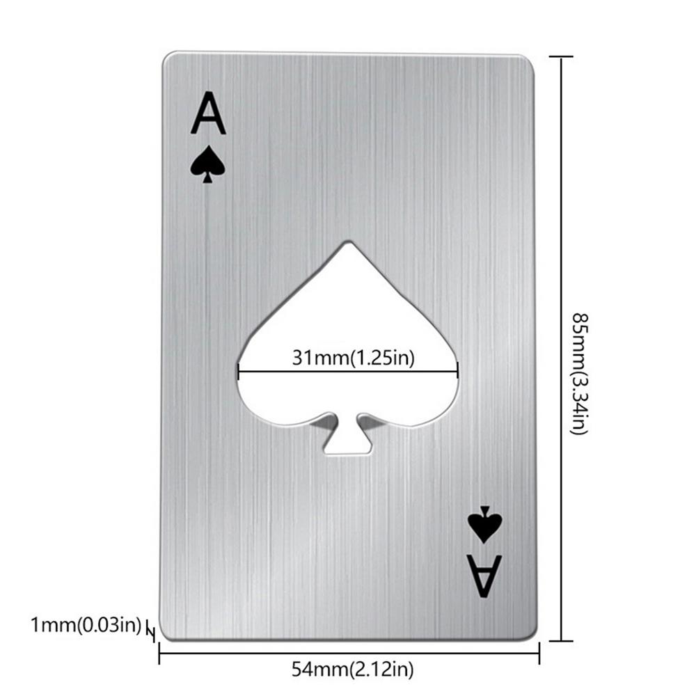 Poker Card Bottle Opener Ace Of Spades Bottle Opener For Wallet And Pocket Beer Opener Wedding Favors For Guests