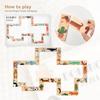Wooden Animal Cartoon Puzzle Toys Domino Puzzle Montessori Fun Puzzle Toys Promote Hand-eye Coordination Children's Gifts