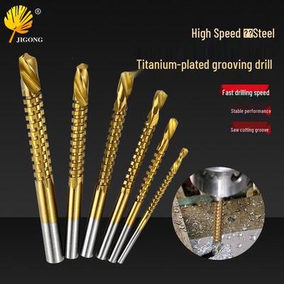 Groove Drill Saw Woodworking Bits 3-8mm Twist Drill Cutting Tools