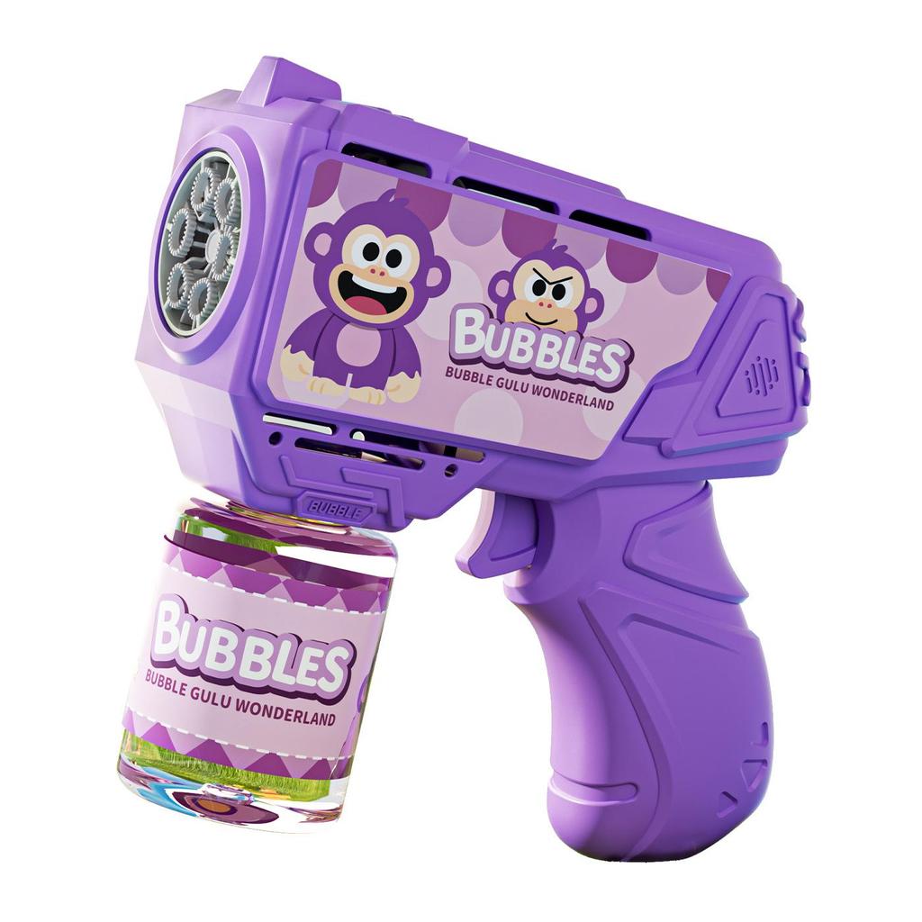 Unicorn Electric Bubble Maker: Kids' Automatic Light-Up Bubble Gun Gift