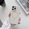 Original Liquid Silicone Matte Fluorescence For Magsafe Case For iPhone 15 14 13 Pro Max Wireless Charge Magnetic Soft Cover