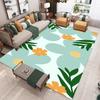 Boho Multi-Color Big Daisy Flower Print Rug Retro Floral Design Non Slip Living Room Bedroom Floor Mat  Moderne Home Dekoration