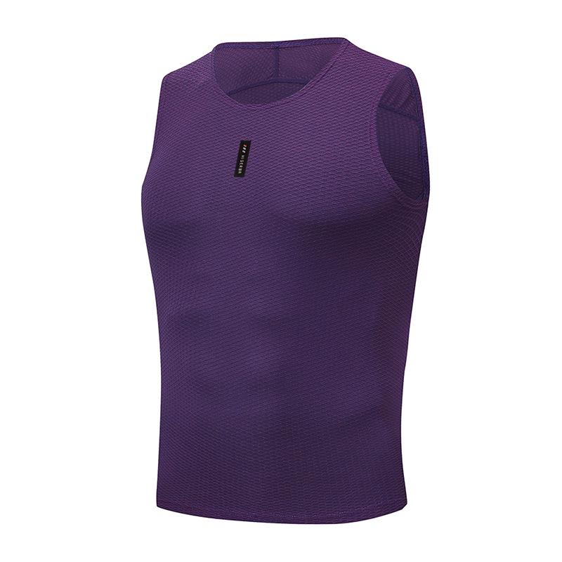 Hiserwa Cycling Sleeveless Base Layer: High-Elasticity, Breathable, Sweat-Wicking Vest