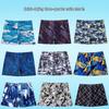 Men's Quick-Dry Flat Leg Plus Size Swim Trunks - Casual Sport Beach Shorts