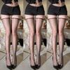 1 Pair/3 Pairs 1D Ultra-Thin Summer Elastic Stockings Sweet Polka Dot Sheer Stockings Oil Glossy No Edge Details Cosplay Hosiery