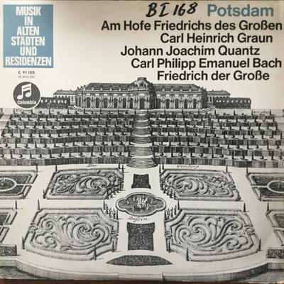 LP Record CARL HEINRICH GRAUN, JOHANN JOACHIM - Potsdam - Am Hofe Friedrichs Des Gr C91100 Columbia Germany Classical Used