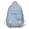 Unisex Nylon City Backpack With Large Storage For School And Leisure Activities