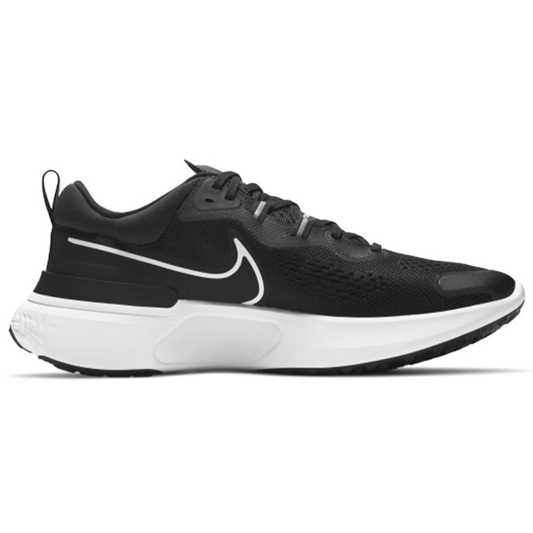 Nike React Miler 2 Black White Men Sneakers Smoke-Grey CW7121-001