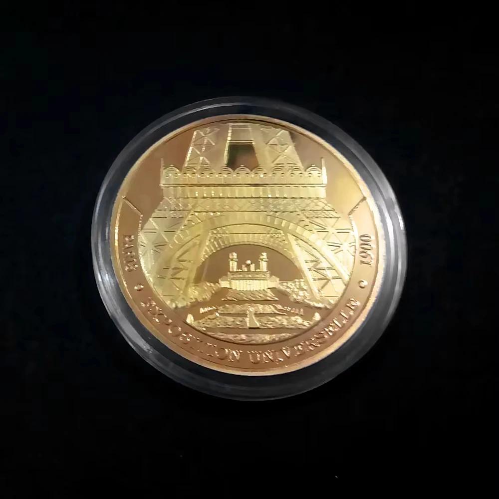 Paris Eiffel Tower Coin Collection Travel Collection Commemorative Coins Commemorative Coins Non-currency