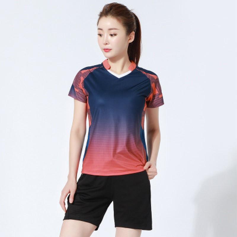 Badminton Tennis Sport Shirts Quick Dry Breathable Team Uniforms Men Women Customizable