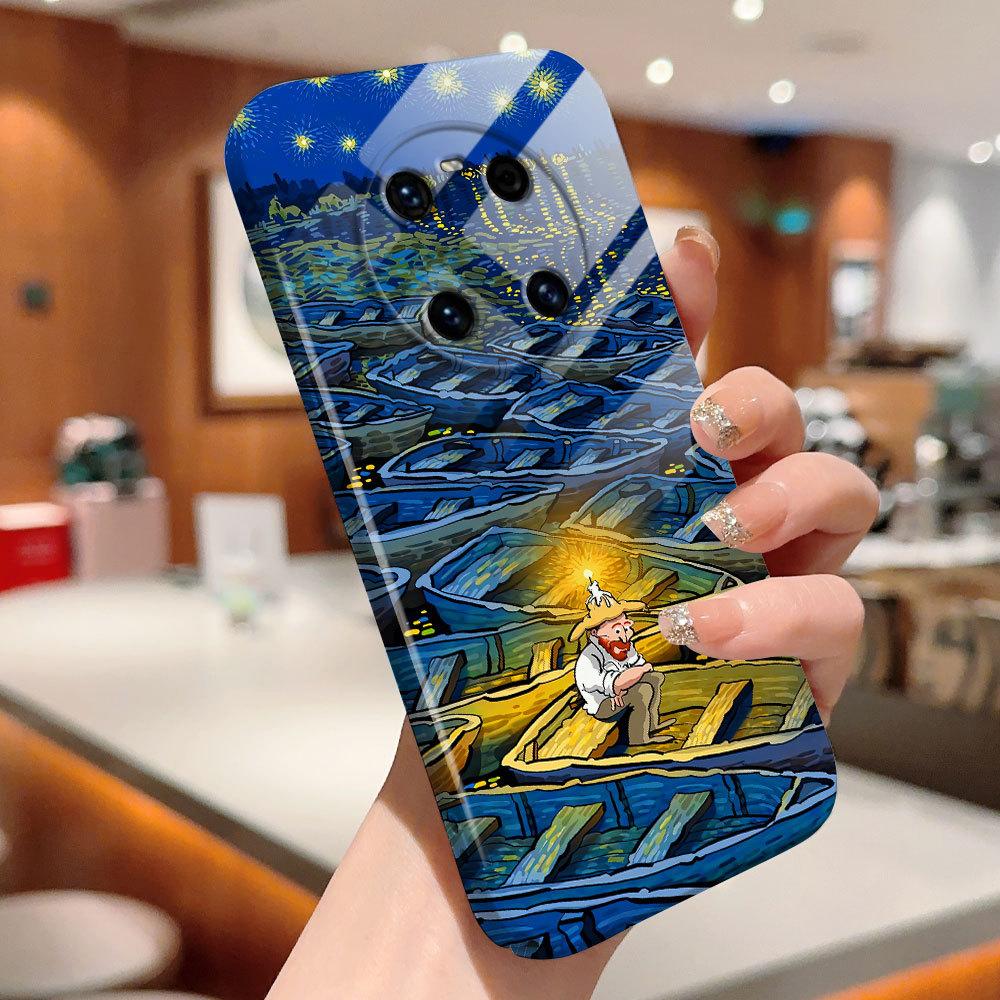 All-inclusive Film Handyhülle Cartoon Mode Design Hartschale Vollständige Abdeckung Kameraschutzhülle für iPhone Huawei Honor Vivo Google