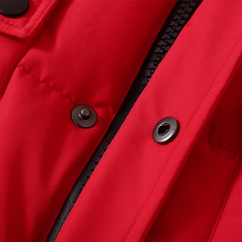 Fashion Winter Long Parkas for Men Jackets Thick Warm Black Overcoat Winter Coat With Hooded