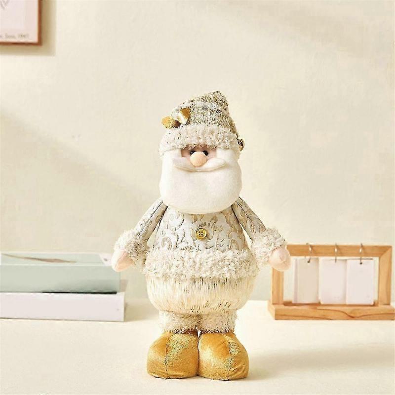 Santa Christmas Dolls Standing Figurines For Christmas Window Decoration