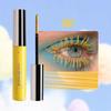 Sparkling Gold Diamond Mascara Glitter Pearlescent Small Metal Bar Waterproof Fast Dry Eyelash Curl Extension Christmas Makeup