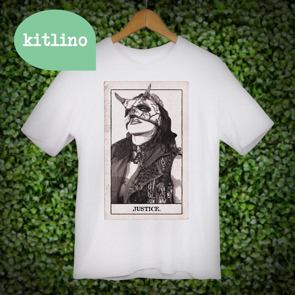 Rhea Ripley Justice Tarot Card  B81755 Unisex T-Shirt M