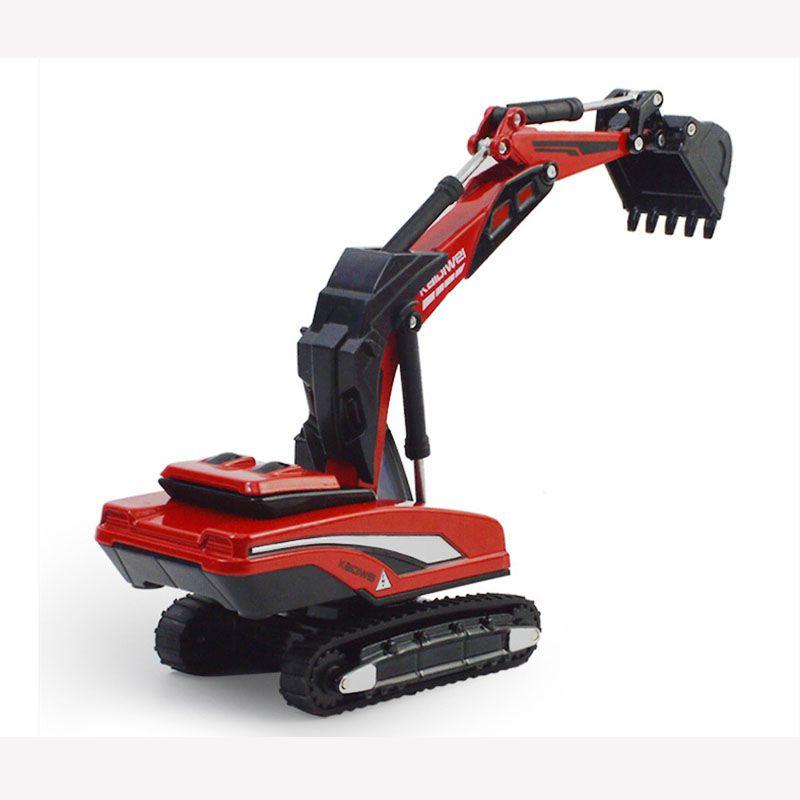 Premium 187 Alloy Diecast Excavator Toys With Classic Engineering Design