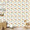 Back to School Wallpaper White and Cream for Living Room and Bedroom 50x1000