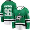 Eishockey Trikot Grün mit Weiß & Schwarz Akzenten "Rantanen 96" Stern "D" Logo Athletisches Trikot Atmungsaktives Sport T-Shirt 3D HD Drucke