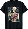 Christian Vintage Gothic Skeleton Bible Quote Romans 6-13 T-Shirt