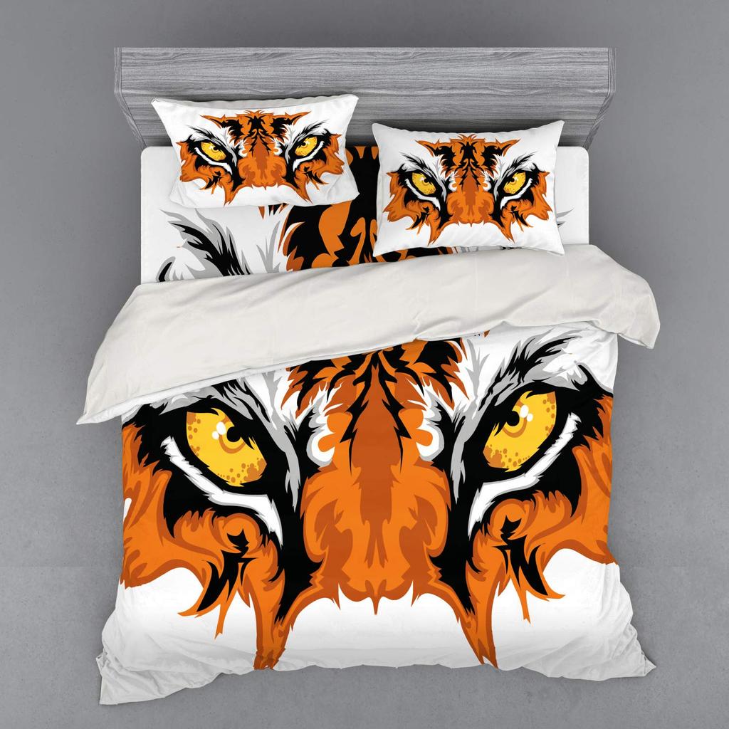 Eye Duvet Cover Set For Teens Adults Quilt Covers Queen King Size Lightweight Down With 2 Pillowcases 1 Duvet Cover No Comforter