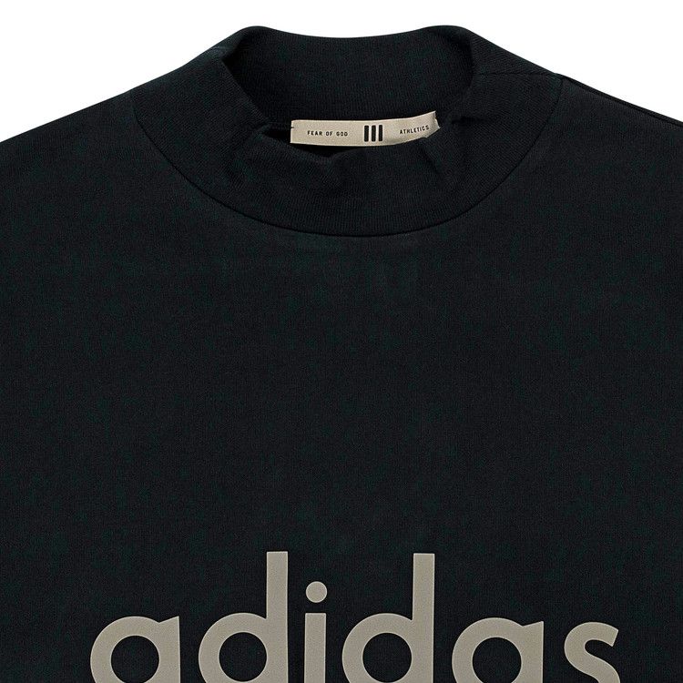 adidas X Fear of God Athletics Camiseta de Manga 3/4 de Jersey Pesado 'Negro'