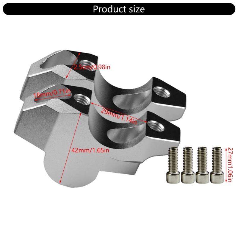 Handlebar Height Enhancer Heightening Clamp Mount for 150/160 Motorcycle Handlebar Risers Modification Accessories
