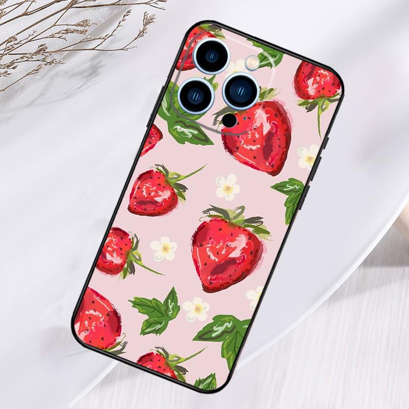 Strawberry Fields Phone Case For iPhone 17 Pro Max 16 15 13 12 11 14 Pro Max Plus 13 12 Mini 16e 17 Air Cover