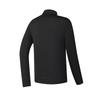 Fila Stand Collar Half-Zip Knitted Long Sleeve T-Shirt Men Tops Deep-Black A11M517209FBK