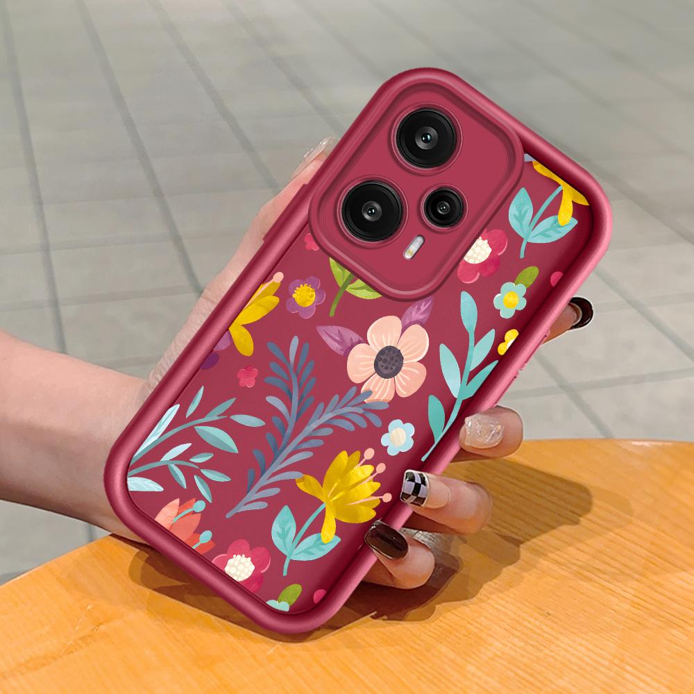 

Мягкий силиконовый квадратный чехол с рисунком лестницы для телефона, полное покрытие, противоударный защитный резиновый чехол для камеры для Xiaomi Redmi Redmi Note 10 Lite темно-красного