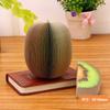 125 Sheets Creative Fruit Shapes Sticky Note Pads Notepads,Sticker Paper,Memo Pads,for School Stationery Office Supplies