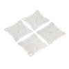 4Pcs Guitar Notched Radius Gauge Set Stainless Steel Fingerboard Ruler Fretboard Measuring Luthier