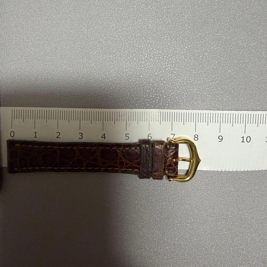 Used Cartier watch leather strap